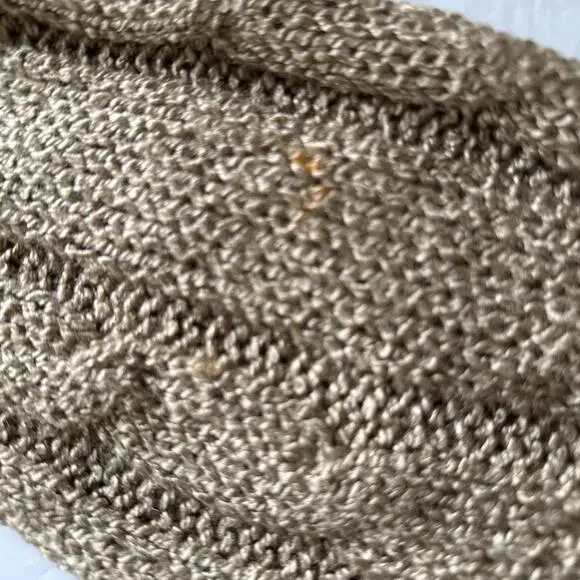 Vintage Sarah Bentley brown cable knit cardigan - Picture 7 of 7